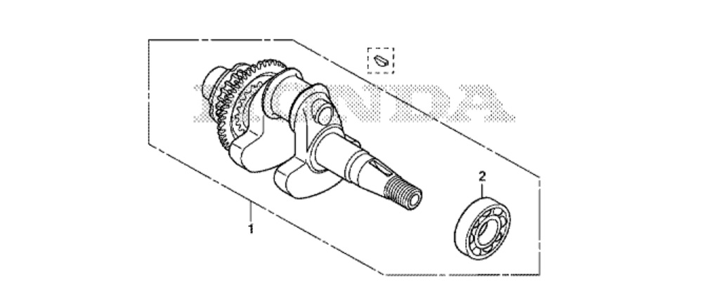 E-7 Коленвал HONDA EU22i